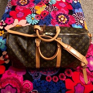 ❌SOLD❌ EUC Louis Vuitton Keepall Bandouliere 50